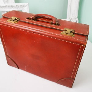 A Ghastlie Valise Vintage Suitcases Travel Bags Fabric by