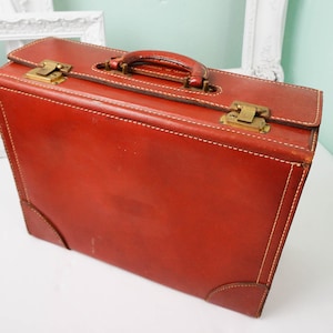 A Ghastlie Valise Vintage Suitcases Travel Bags Fabric by