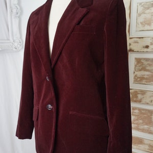 Purple Velvet Women's Jacket / Vintage Business Suit Coat - Etsy