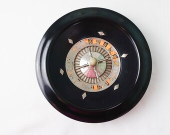 Amazing Miniature Roulette Wheel / Casino Vintage Family Game Night