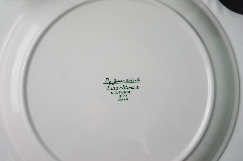 Set of Two Snack Plate and Mug Set / Black and White Cera Etsy