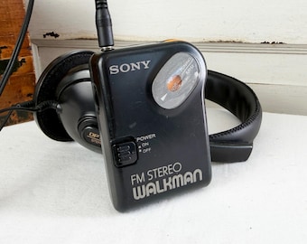 Vintage Sony Walkman WM-BF22, Complete Set W/ Box & Headset