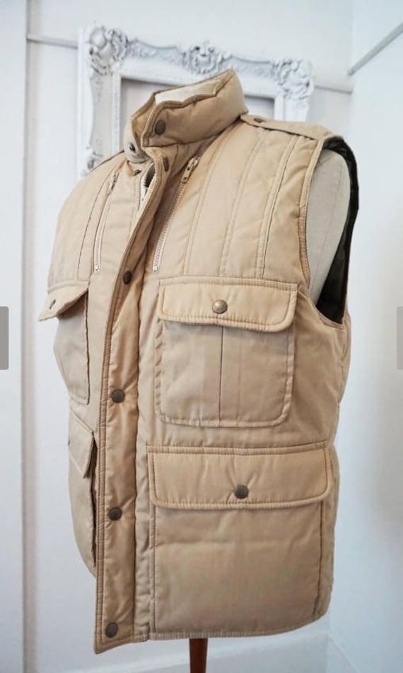 Field and Stream Down Insulated Hunting Fishing Vest / Vintage Camping  Outdoor Clothing / Men Sz Large 