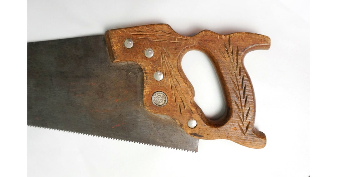 Disston USA Antique 26 Hand Saw / 1950s Vintage Rustic Tools Etsy
