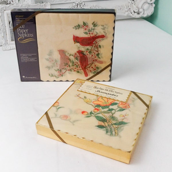 Rice Paper Napkins Etsy