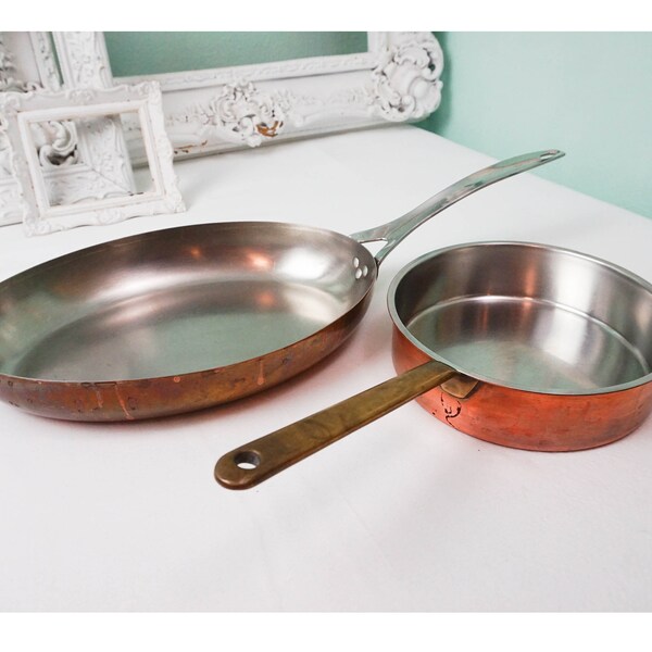 Copper Bottom Pan Etsy