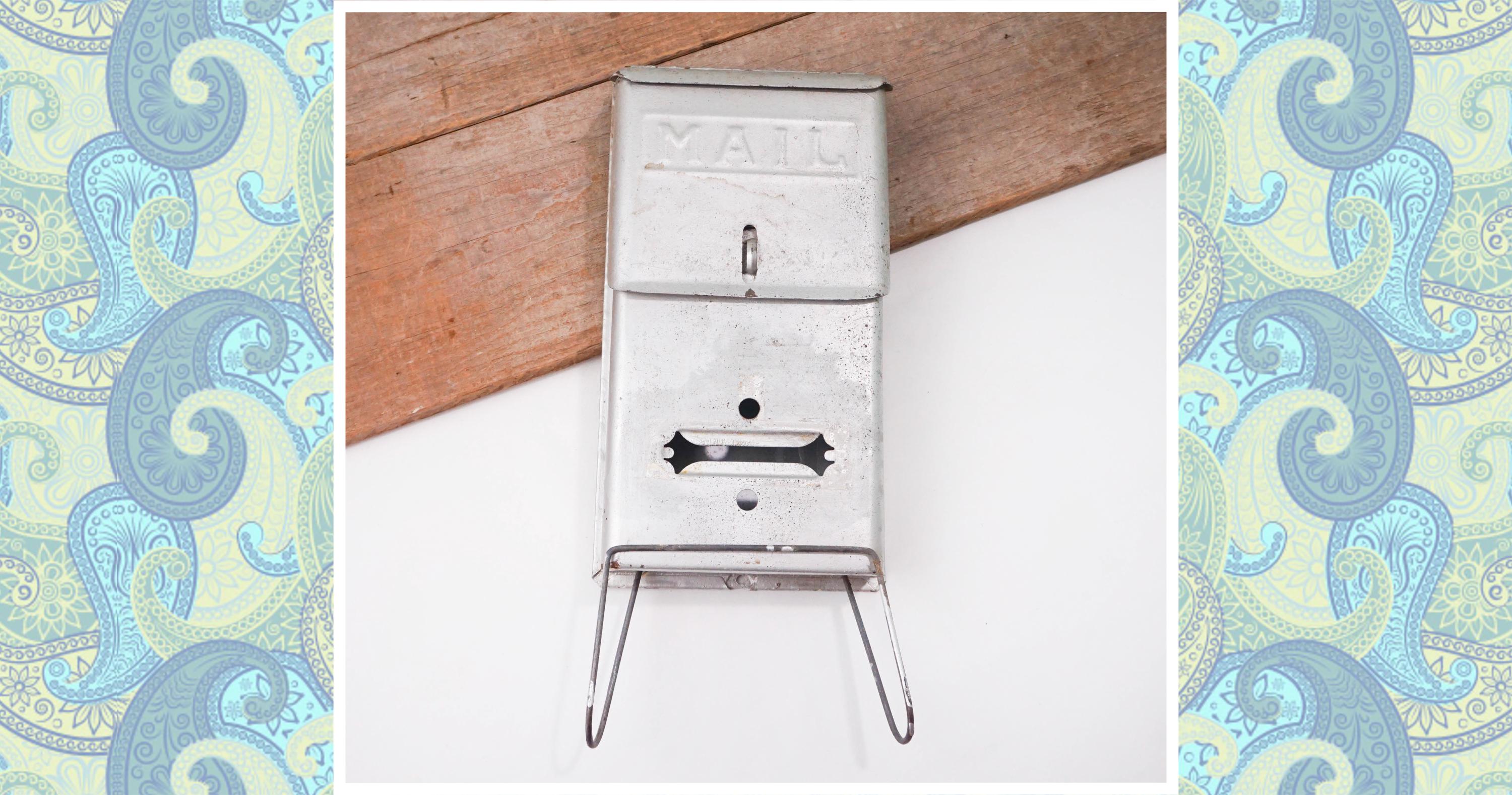 Retro-Style Mailbox, Wall-Mounted Stainless Steel Electronic