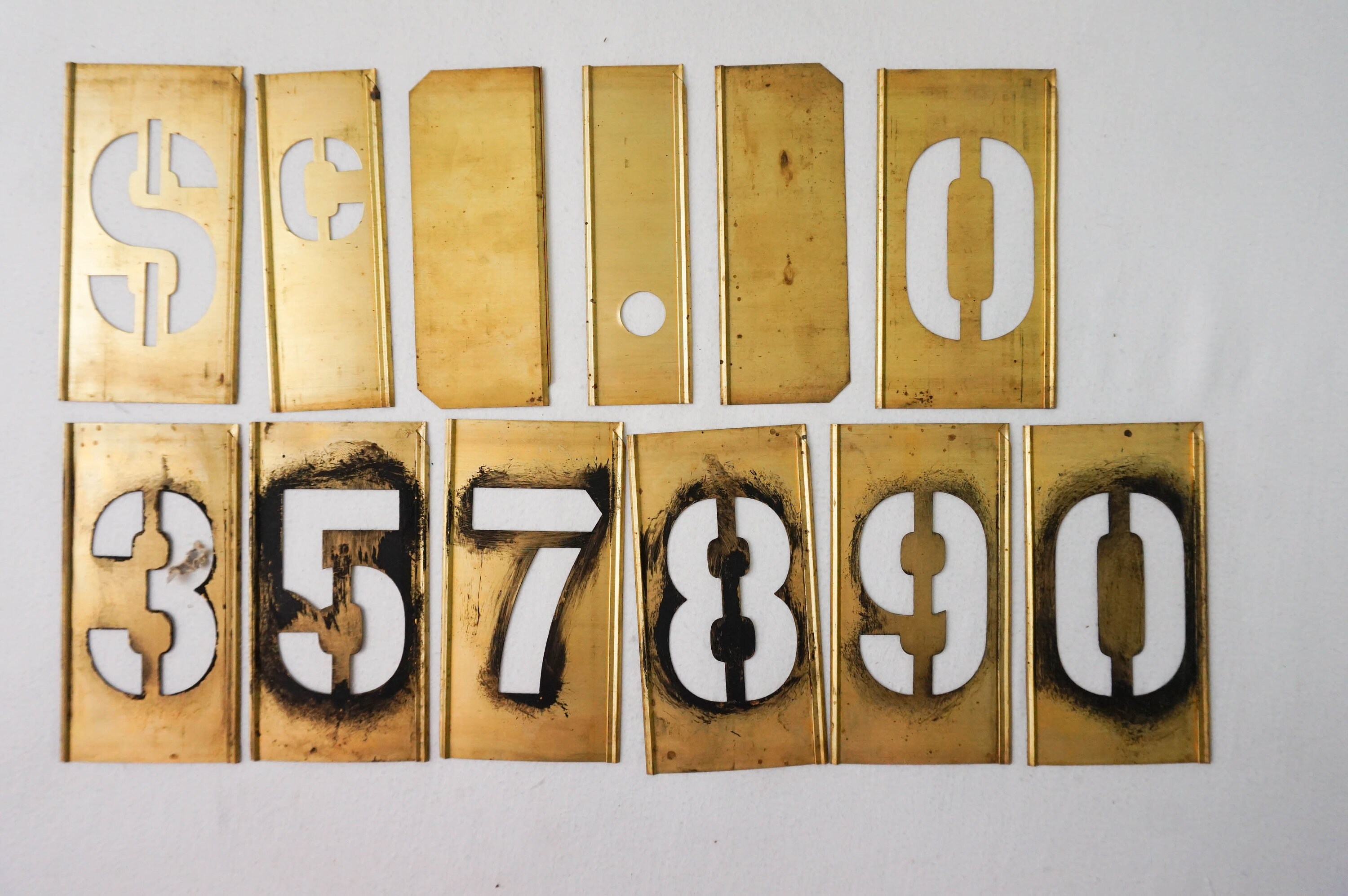 collection of interlocking metal stencils - general for sale - by owner -  craigslist