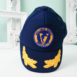 80s Mall Cop Ball Cap OR Patch / Security Police Accessories / Volusia Daytona Beach Costume Hat