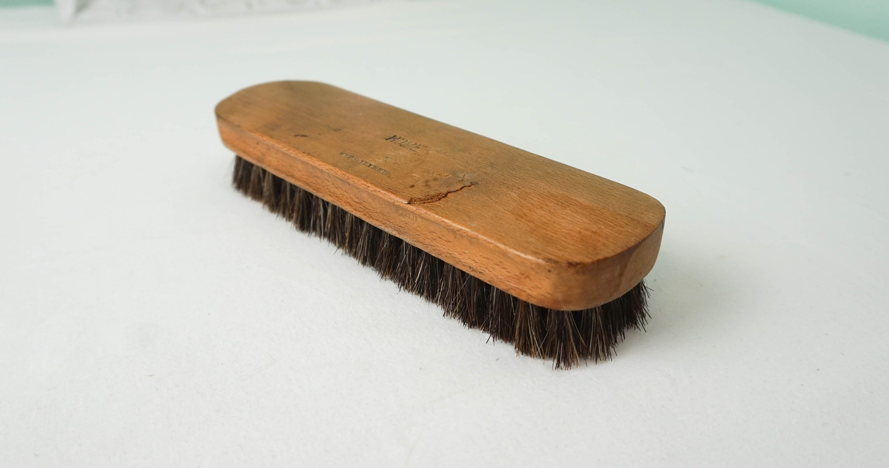 Vintage Wooden Utility Brushes, Horse Hair Brushes, Broom Brush
