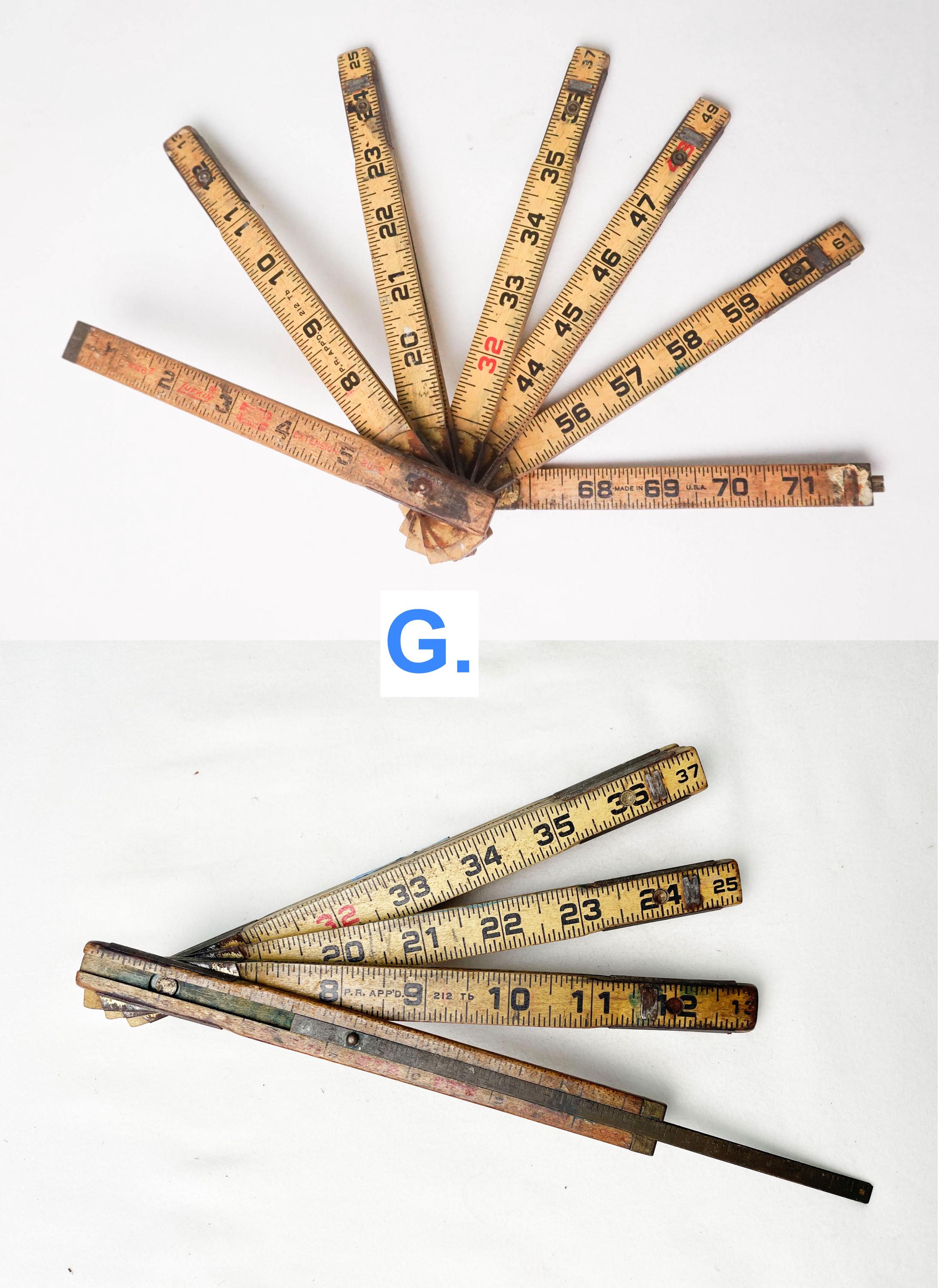 Choose ONE Articulating Ruler / Folding Measuring Tool / Vintage ...