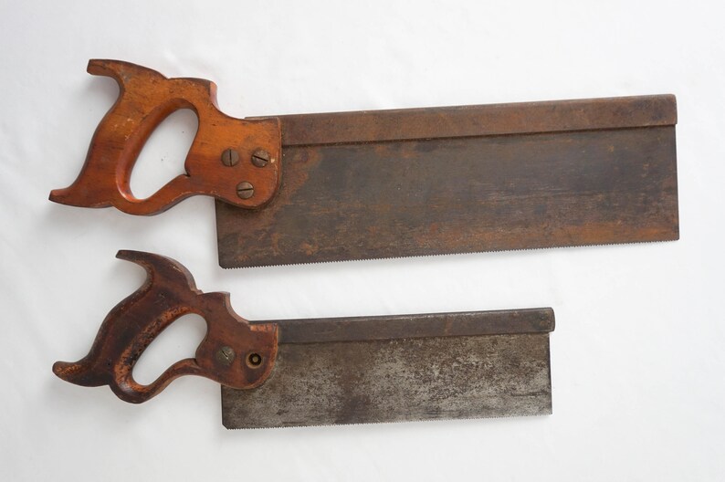 Antique Disston Back Saw / Disston and Sons Small Hand Saw / Etsy