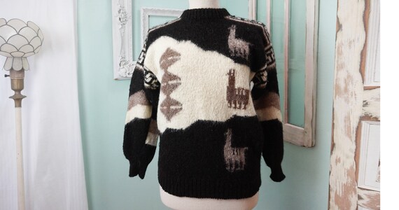 Stylish Alpaca Wool Sweater / Pullover Women Sz L