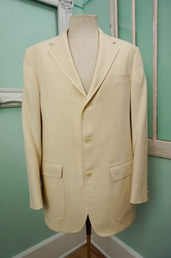 Men's summer linen sport cheap coats