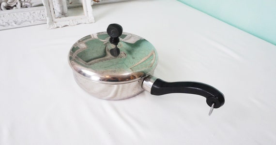 Farberware 7 Saute Pan With Lid / Vintage Stainless Steel Clad