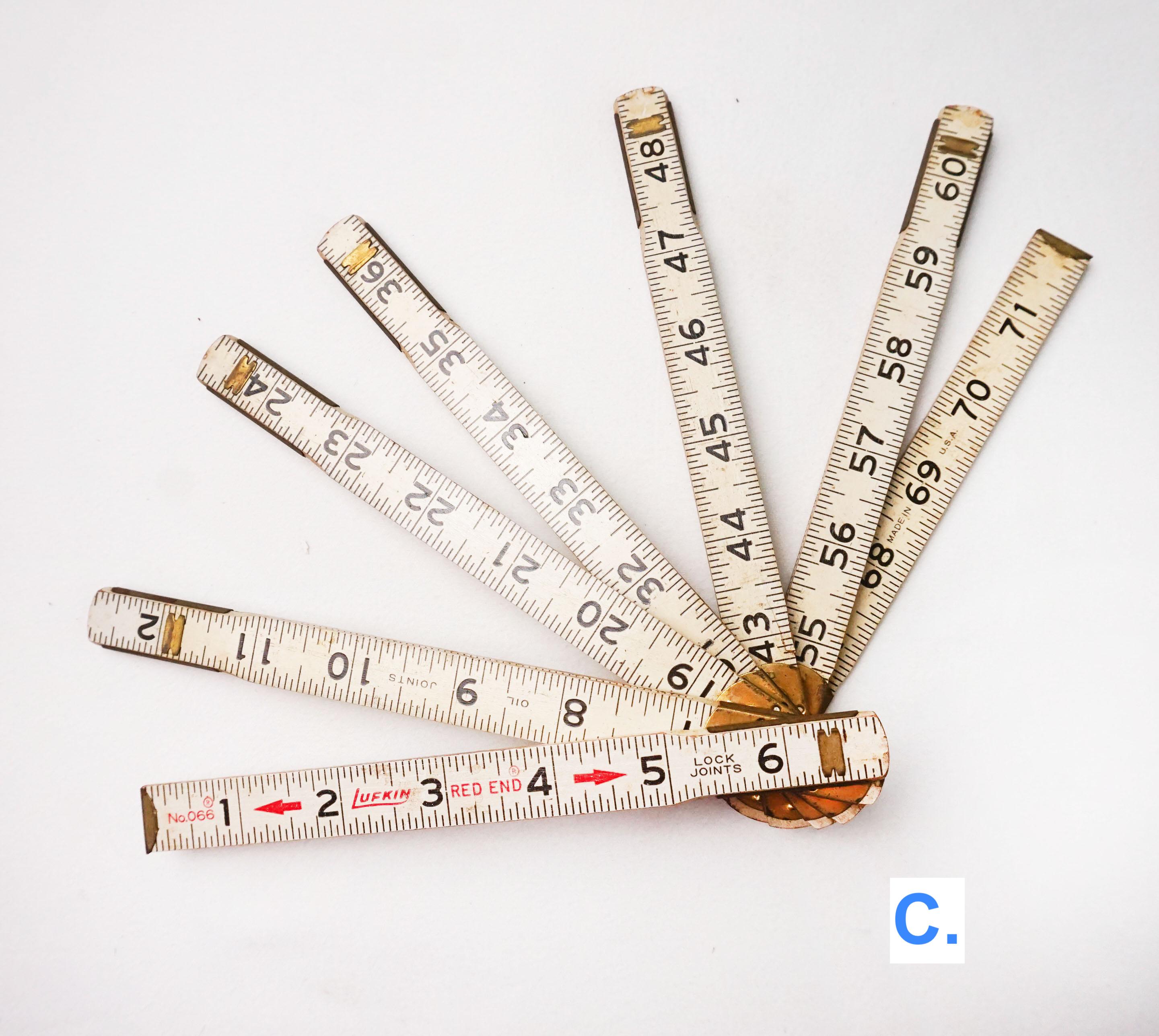 Choose ONE Articulating Ruler / Folding Measuring Tool / Vintage ...