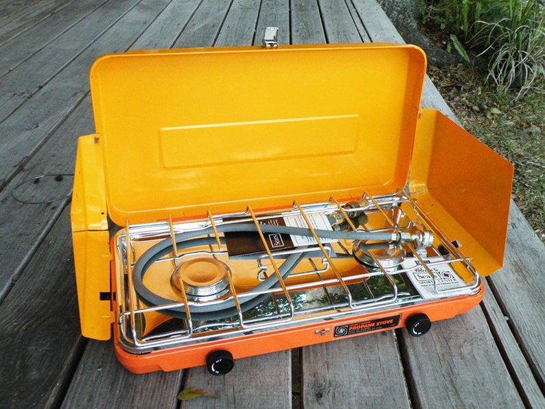Awesome Rare Sears Deluxe 2 Burner Propane Camping Stove Etsy