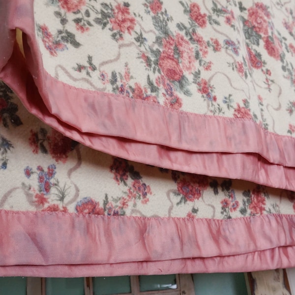 Acrylic Blanket With Satin Trim Etsy