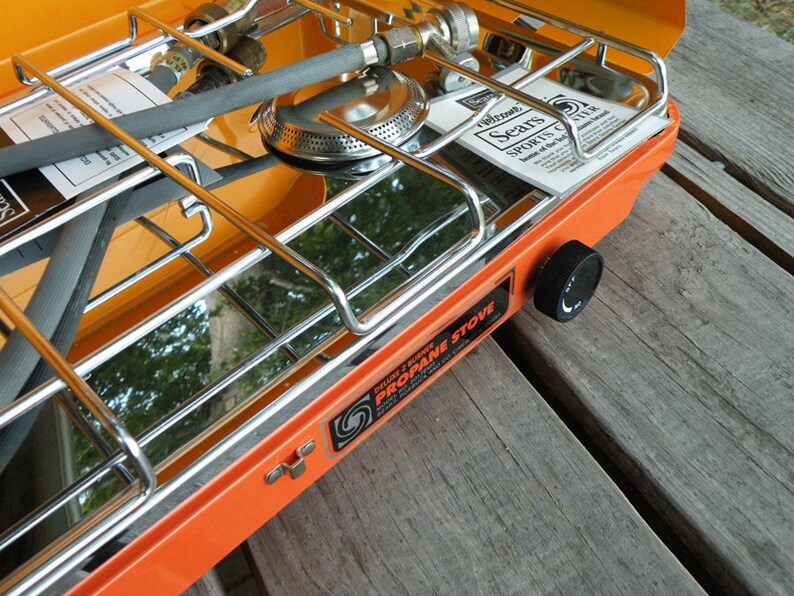 Awesome Rare Sears Deluxe 2 Burner Propane Camping Stove Etsy