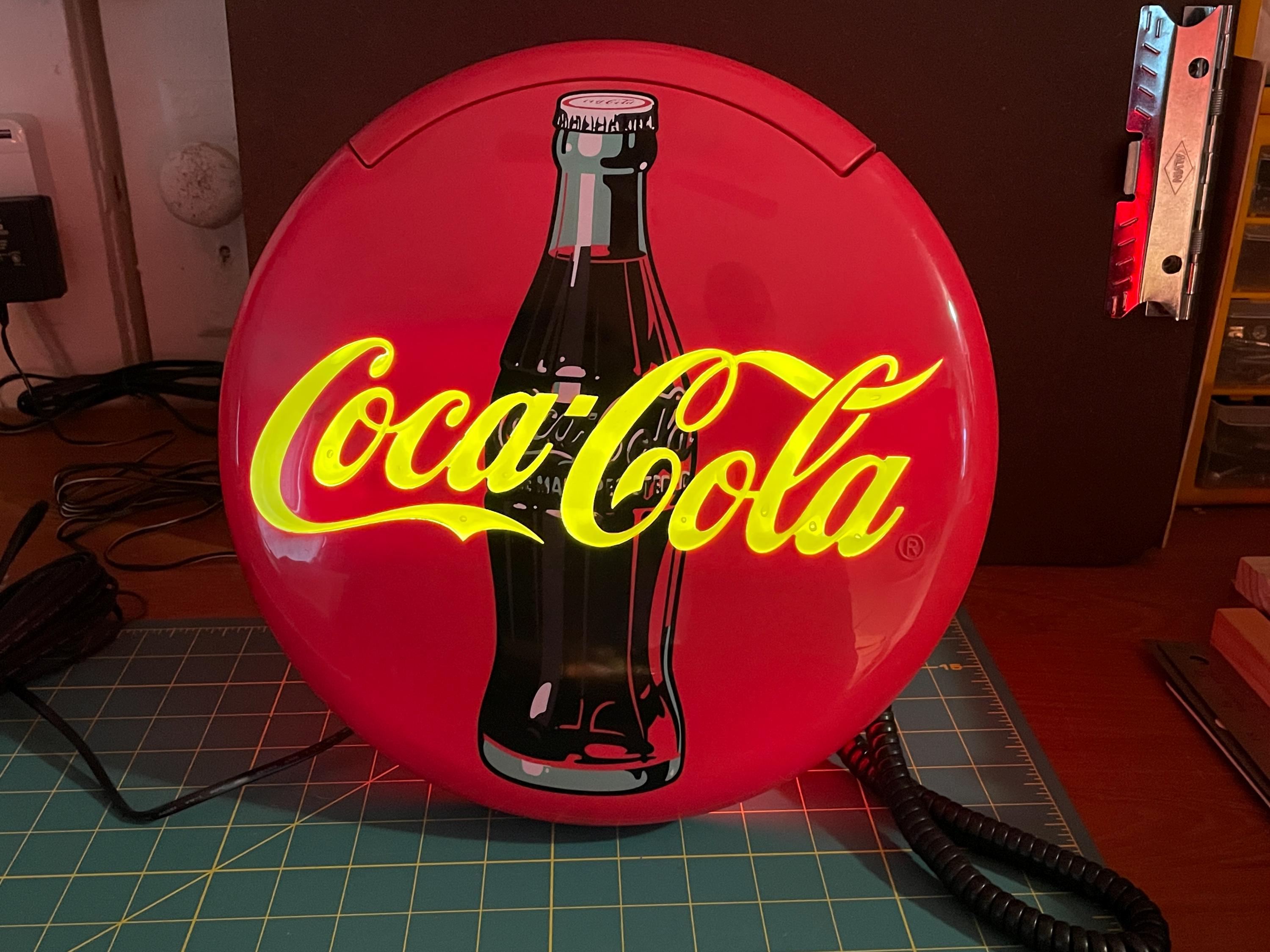 Working Coca Cola Telephone / Coke Memorabilia Souvenir