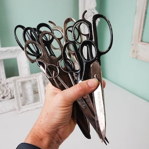 Choose ONE Pair of Vintage Scissors / Quality Tools / Vintage Office Home Sewing / Barber Hair Cutting Shears