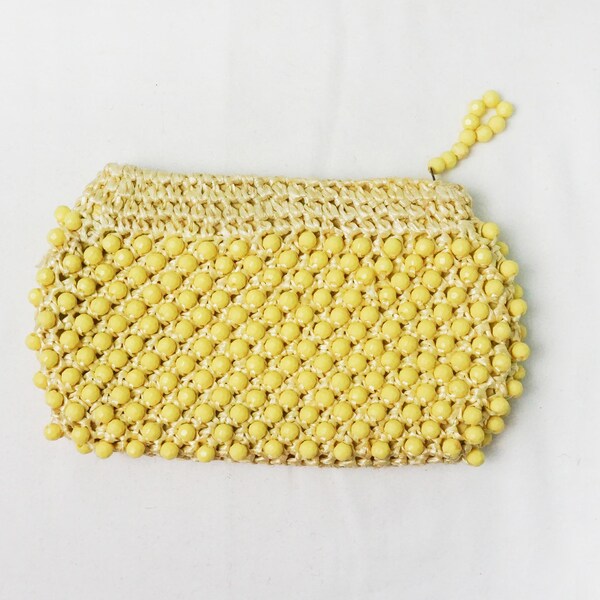 Yellow Floral Chain Clutch main image 1