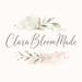 ClaraBloomMade store logo