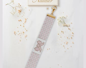Ruban Miyuki Loom Bracelet Motif | PDF Tutoriel pour le perlage (téléchargement numérique)