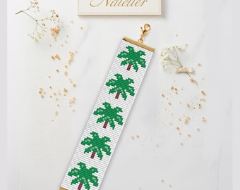 Motif de bracelet Tree Loom | PDF Tutoriel pour le perlage (téléchargement numérique)