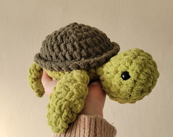 Crochet Turtle Stuffed Animal