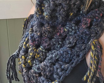 Knit Bandana Triangle Scarf