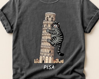 Pisa cat shirt | Project hail mary | amaze amaze amaze | hail mary shirt | Comfort color shirts | lab class outfit | space graphic