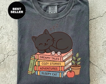 Back to school, book lover gift, cat shirt, calico cat, siamese cat, best cat dad ever, sphynx cat, read more books, cat dad, Comfort Colors