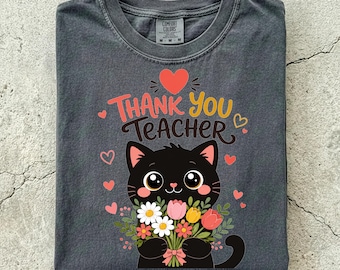 Back to school, book lover gift, cat shirt, calico cat, siamese cat, bookish, custom cat shirt, librarian shirt, cat daddy, Comfort Colors