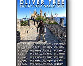 Oliver Tree World Tour 2026 Poster