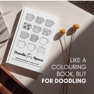 Doodle This Space - Un livre de gribouillages simple pour soulager l'anxiété | Prendre soin de soi créatif