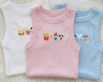 Embroidery Disney Winnie the Pooh and Friends Baby Tee, Christopher Robin Pooh Est 1926 Shirt, Crop Tank Top for Women