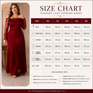 Burgundy Off Shoulder Lace Evening Gown, Long Sleeve Formal Maxi Dress image 10