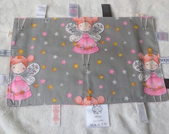 Fairy Tag Blanket – Baby Sensory Comfort Toy, Autism ADHD Support, Handmade UK