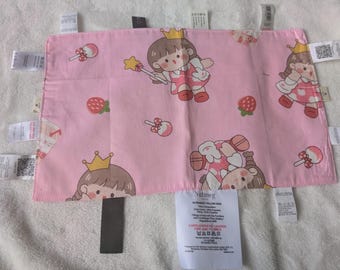 Fairy Tag Blanket – Baby Sensory Comfort Toy, Autism ADHD Support, Handmade UK