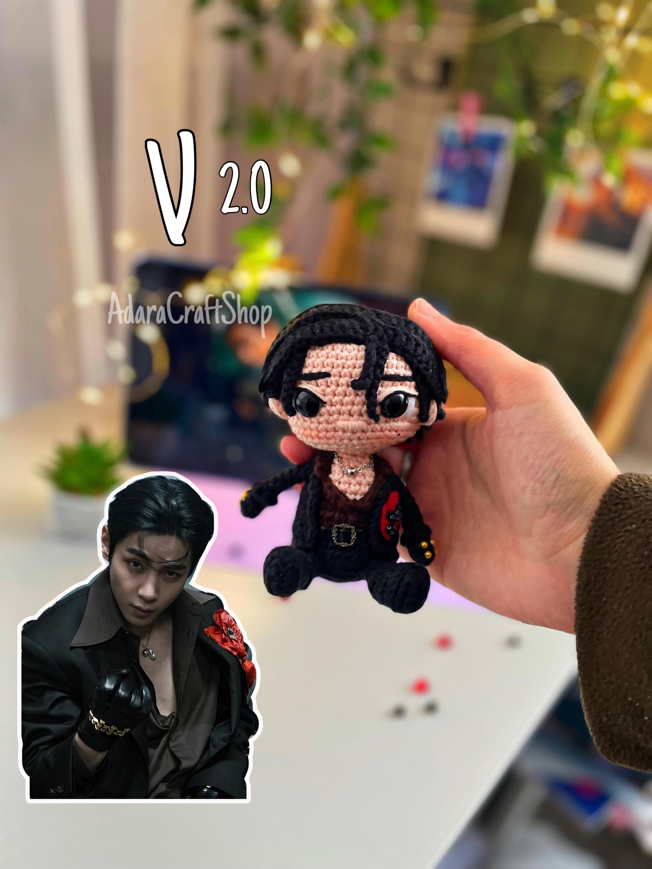 Collectible Handmade BTS Taehyung Idol Figure, K-pop Fan Gift - Etsy