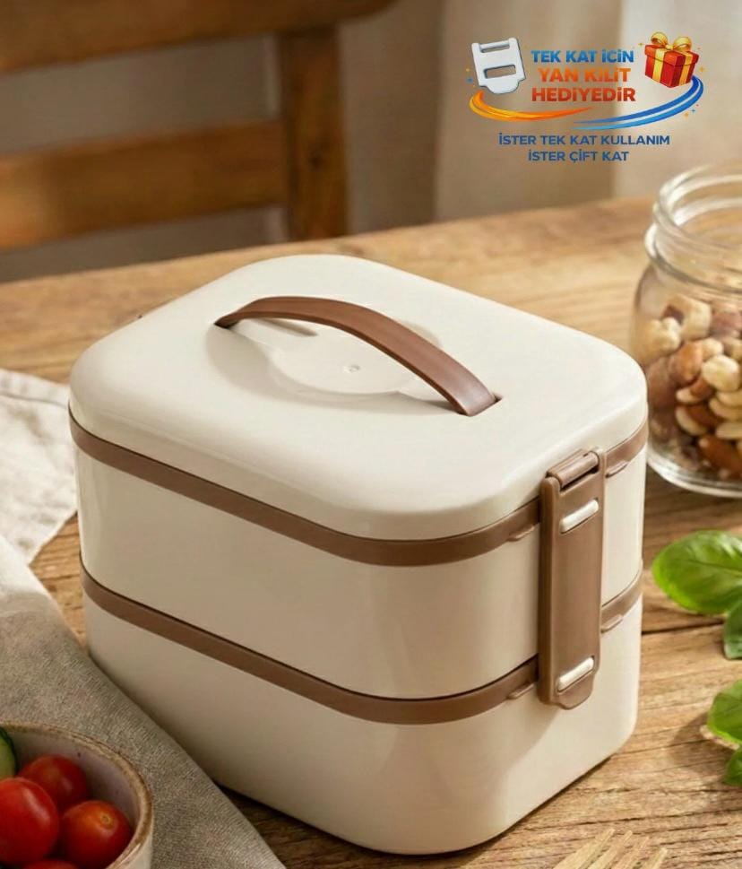 Bento Box In Acciaio Inox 304 Da 1300 Ml Con 3 Scomparti, Set Posate E Borsa Termica, A Prova Di Perdite, Per Lavoro, Scuola E Picnic