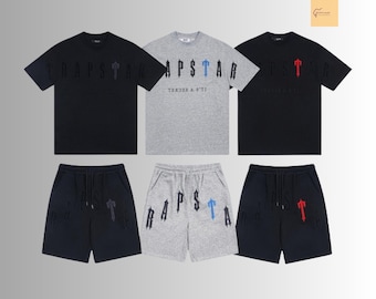 Unisex Streetwear Hip Hop Trapstar Style Shirt and Shorts Set