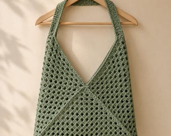 Easy Boho Granny Square Bag Crochet Pattern PDF, Beginner Crochet Shoulder Bag, Quick Handmade Gift, Adjustable Size Tote