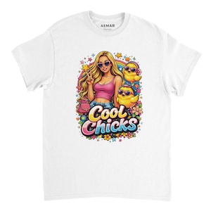 Chicks Graphic Tee | Fun Retro Style Cotton T-Shirt