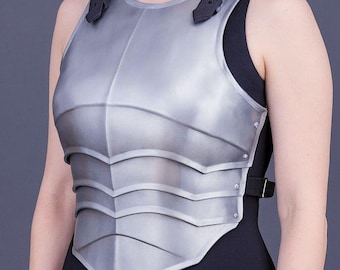 Handcrafted Steel Sylvanas Cuirass Armor | Fantasy LARP Cosplay Chest Armor | Medieval Warrior Costume Breastplate