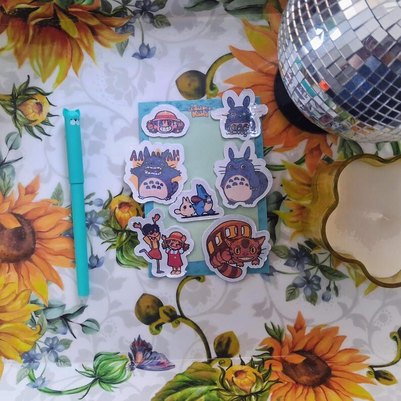 Totoro Sticker Sheet - Etsy
