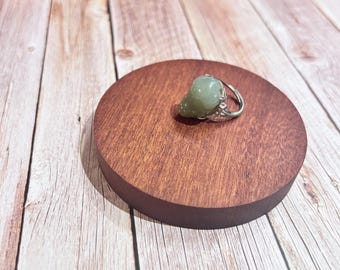 Anillo de jade verde claro