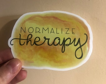 Normalize Therapy Vinyl Sticker