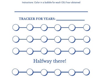 CEU Tracker Social Workers LMSW, etc